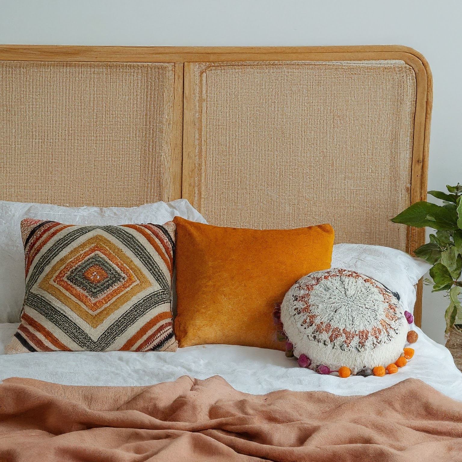 pillows for boho bedding ideas